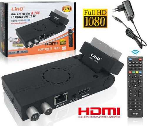 Decoder Digitale Terrestre Dvb-t2 Scart Con Hdmi Full Hd Con Codec H.265 T2755 Elettronica/Home Cinema TV e video/Dispositivi per lo Streaming/Client Streaming Trade Shop italia - Napoli, Commerciovirtuoso.it