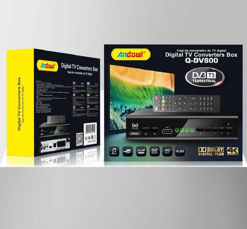 Decoder Digitale Terrestre Dvb T3 Hd 4k Dolby H.265 Usb Scart Lan Q-dv800 Elettronica/Home Cinema TV e video/Dispositivi per lo Streaming/Client Streaming Trade Shop italia - Napoli, Commerciovirtuoso.it