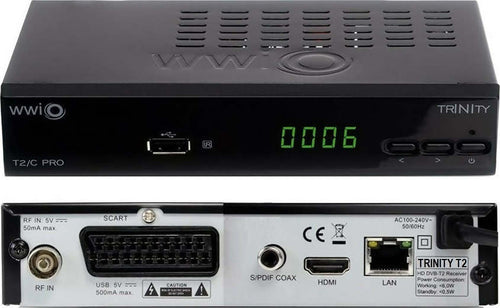 Decoder-Digitale-Terrestre-WWIO-TRINITY-T2-PRO-DVB-T2-Hevc-10-bit-PVR