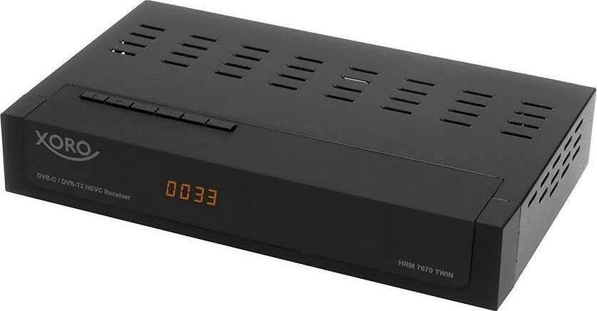 Decoder-Digitale-Terrestre-XORO-HRM-7670-TWIN-DVB-T2/C-Hevc-10-bit