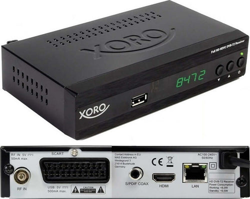 Decoder-Digitale-Terrestre-XORO-HRT-7622-NP-DVB-T2-Hevc-10-bit