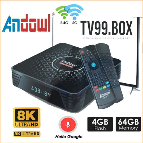 Decoder Tv Box Android 12 Smart Tv 99 4gb Ram 64 Gb Rom Ultra Hd 8k Media Player Elettronica/Home Cinema TV e video/Dispositivi per lo Streaming/Client Streaming Trade Shop italia - Napoli, Commerciovirtuoso.it