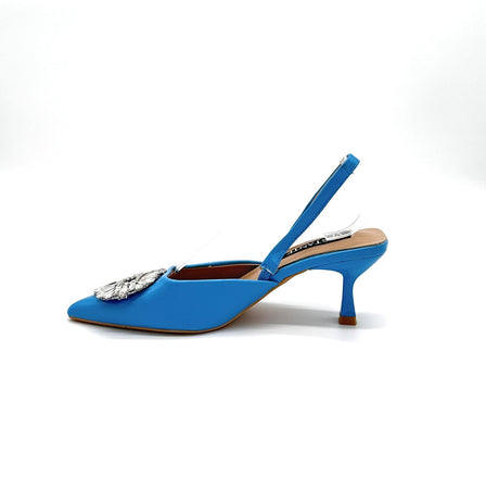Hannah - Dècolletè Slingback con applicazione Gioiello