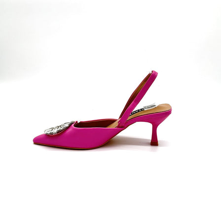 Hannah - Dècolletè Slingback con applicazione Gioiello