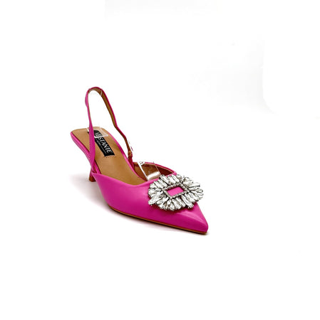 Hannah - Dècolletè Slingback con applicazione Gioiello