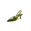 Hannah - Dècolletè Slingback con applicazione Gioiello