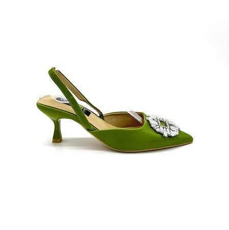 Hannah - Dècolletè Slingback con applicazione Gioiello
