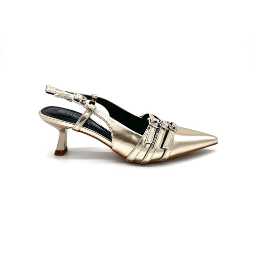 Jaclyn - Dècolletè Slingback con stringhe