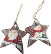 Decorazione-di-natale-stella-in-legno-Dipinto-Ciao-Srl