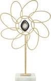 Decorazione Glam Daisy Cm 24X10X37,5 Casa e cucina/Decorazioni per interni/Arte/Sculture/Statue Led Mall Home - Napoli, Commerciovirtuoso.it