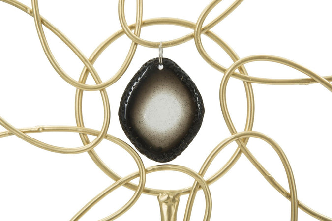 Decorazione Glam Daisy Cm 24X10X37,5 Casa e cucina/Decorazioni per interni/Arte/Sculture/Statue Led Mall Home - Napoli, Commerciovirtuoso.it