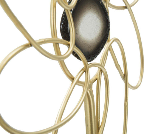 Decorazione Glam Daisy Cm 24X10X37,5 Casa e cucina/Decorazioni per interni/Arte/Sculture/Statue Led Mall Home - Napoli, Commerciovirtuoso.it