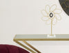 Decorazione Glam Daisy Cm 24X10X37,5 Casa e cucina/Decorazioni per interni/Arte/Sculture/Statue Led Mall Home - Napoli, Commerciovirtuoso.it