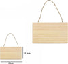 Decorazione In Legno Rettangolare Appendere Con Corda Insegna 20x12.5 Cm 74203a Casa, arredamento e bricolage > Decorazione della casa Trade Shop italia - Napoli, Commerciovirtuoso.it