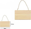 Decorazione-In-Legno-Rettangolare-Appendere-Con-Corda-Insegna-20x12.5-Cm-74203a