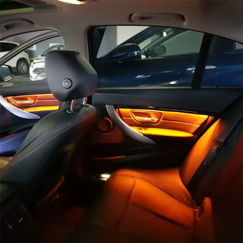 Strip LED decorazione Giallo neon atmosfera auto tuning 5M con USB colore LED