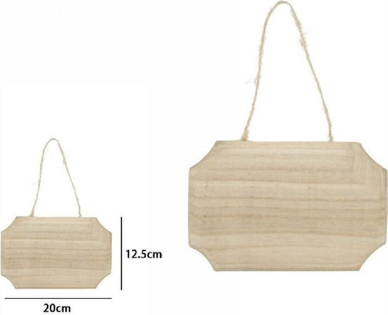 Decorazione Legno Naturale Decoupage Appendere Con Corda Insegna 20x12.5cm 68101 Casa e cucina/Hobby creativi/Lavorazione del legno/Legno grezzo Trade Shop italia - Napoli, Commerciovirtuoso.it