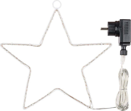 Decorazione luminosa stella di natale 60 cm con strip led 150 per esterno addobbi natalizi Casa e cucina/Decorazioni per interni/Addobbi e decorazioni per ricorrenze/Decorazioni natalizie/Luci natalizie/Catene luminose per esterni MagiediNatale.it - Altamura, Commerciovirtuoso.it