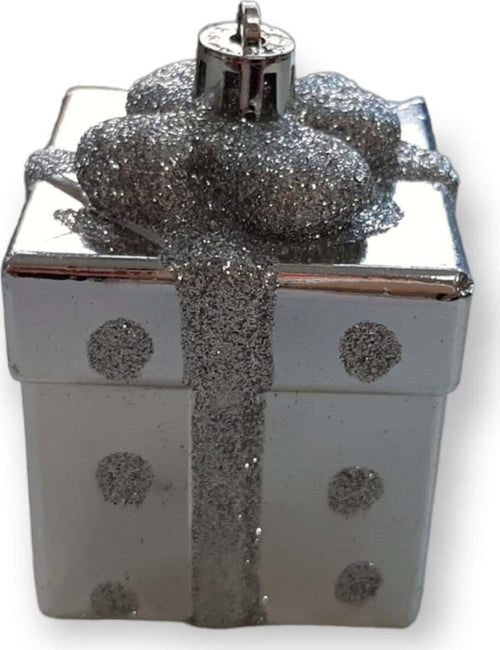 Decorazione-per-albero-di-natale-pacchetti-regalo-argento-Ciao-Srl