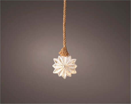 Decoro-Kaemingk-485700-LUMINEO-Pendente-Stella-Silver-classic