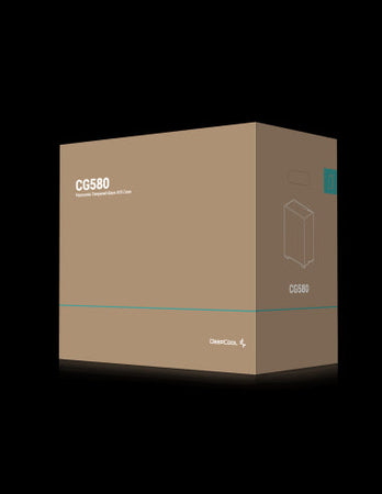DEEPCOOL CASE MID TOWER CG580 TG NERO R-CG580-BKNDA0-G-1