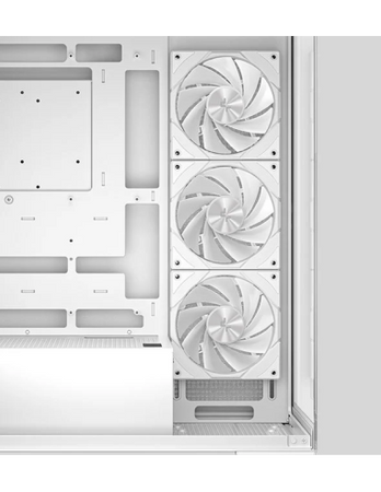 DEEPCOOL VENTOLE CASE CG580 BIANCA REVERSE 120MM ARGB