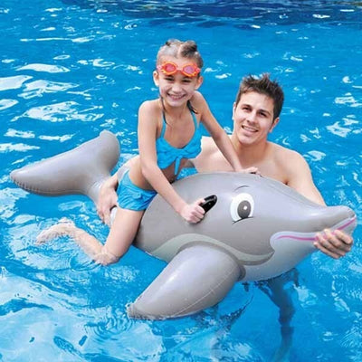 DELFINO GONFIABILE GALLEGGIANTE CON MANIGLIE 152X90CM IN PVC RESISTENTE Giochi e giocattoli/Sport e giochi all'aperto/Giochi aquatici e piscine per bambini/Canotti e gonfiabili galleggianti Trade Shop italia - Napoli, Commerciovirtuoso.it