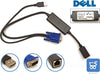 Dell OUF366 USB SIP KVM Server Cable 0HG526 POD SIP 2161DS 2160AS originale