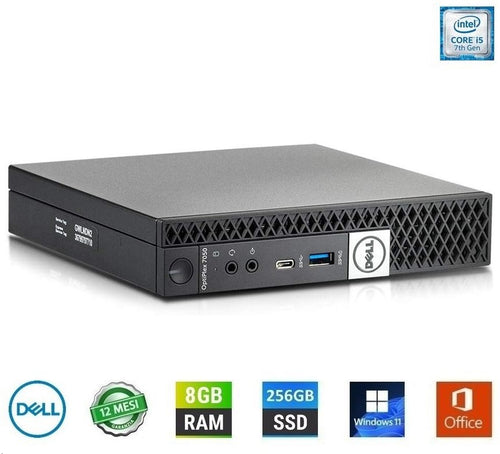 PC Dell Optiplex 7050 Mini Intel Core i5-7500T 8/256GB Ricondizionato