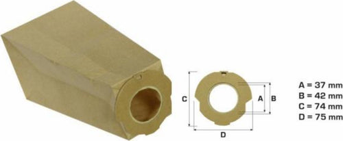 DELONGHI 5 SACCHETTI SCOPA ELETTRICA COLOMBINA TABATA STYLE XL2090NB/PE- XL 2070 PE -  NS370 Casa e cucina/Aspirapolvere e pulizia di pavimenti e finestre/Accessori per aspirapolvere/Sacchetti per aspirapolvere/Sacchetti per aspirapolvere verticale Rossi Ricambi - Venetico Marina, Commerciovirtuoso.it