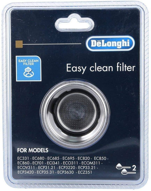Delonghi Filtro 2 Tazza Macchina Caffè Distinta Dedica Icona ECO311 Scultura EC8