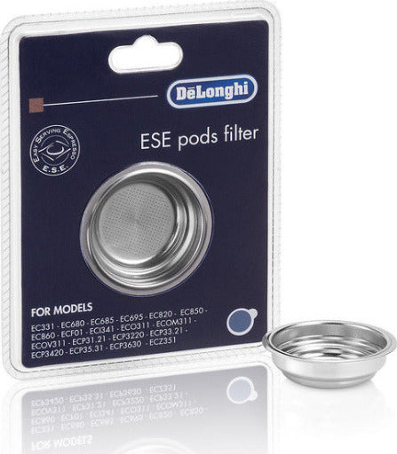 DELONGHI FILTRO PORTA CIALDE ESE MACCHINE CAFFE' -ORIGINALE- 5513281011 Casa e cucina/Elettrodomestici per la cucina/Macchine da caffè/Parti di ricambio per macchine da caffè/Filtri per l'acqua per macchine da caffè Rossi Ricambi - Venetico Marina, Commerciovirtuoso.it