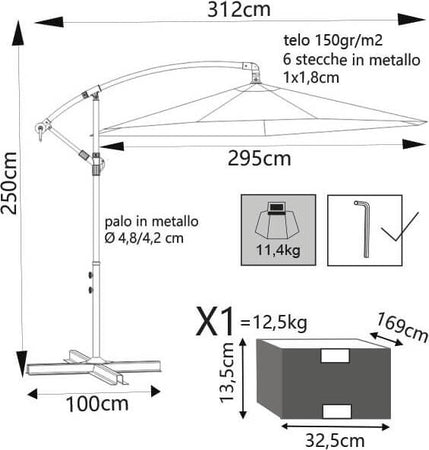 DELPHINUS---ombrellone-da-giardino-tondo-3-decentrato-Bianco-Milani-Home