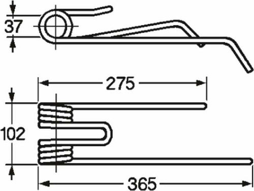 Dente girello sx adattabile Lely Lotus filo 9 Confezione da 1pz