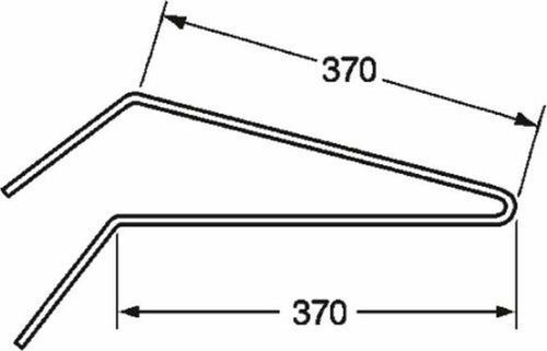 Dente ranghinatore interno adattabile Heuma e Niemeyer filo 6. Confezione da 2pz