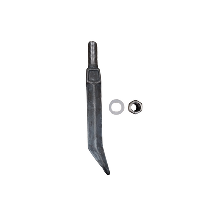 Dente per erpice lunghezza 460mm lunghezza filetto 60mm confezione da 10 pezzi
