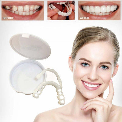 Denti In Silicone Smile Per Sorriso Perfetto Dentiera Copri-denti Uso Quotidiano Salute e Bellezza > Cura dei denti Trade Shop italia - Napoli, Commerciovirtuoso.it