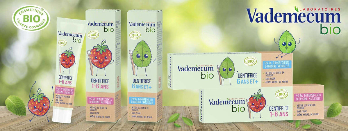 Dentrificio Vademecum 50ml ( Consegna Gratuita ) Per Bambini 6 Anni E + Al Gusto Naturale Di Menta E Senza Fuoro