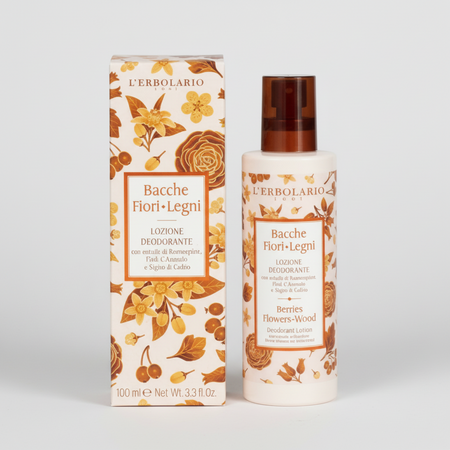 Lozione Deodorante Bacche Fiori Legni 100 ml