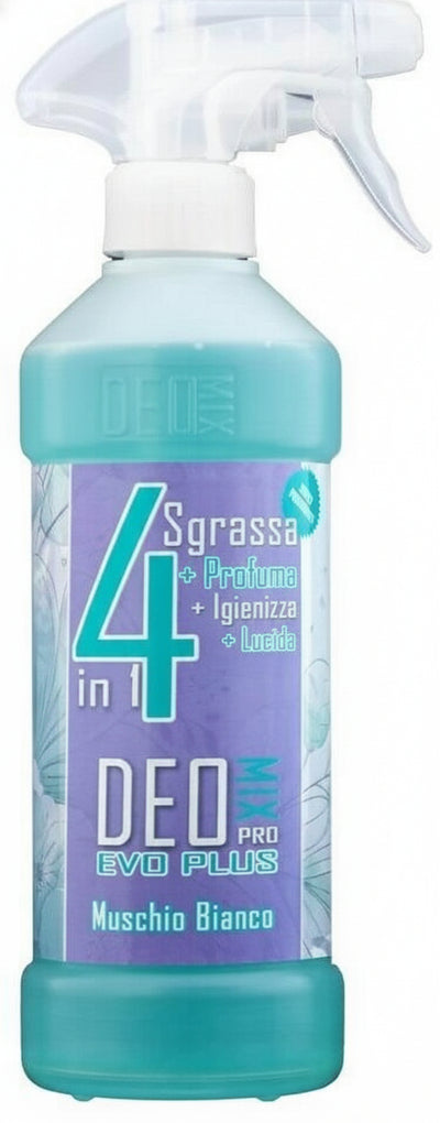 Deo mix Evo Plus 4 in 1 Muschio Bianco - Sgrassa Profuma Igienizza Lucida