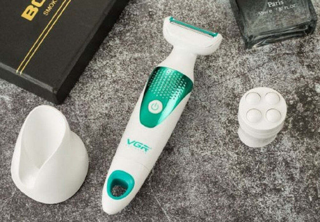 Depilatore 5in1 Epilatore Elettrico Donna Batteria Testine Intercambiabili V-720 Salute e Bellezza > Depilazione e rasatura > Epilatori Trade Shop italia - Napoli, Commerciovirtuoso.it