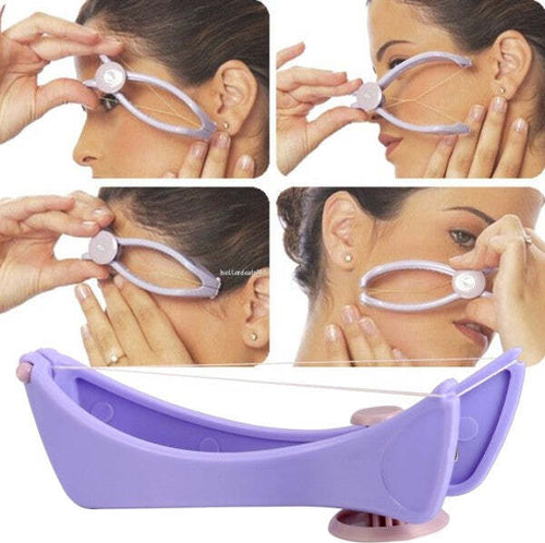 Depilatore-Epilatore-Donna-Rimuovi-Peli-Viso-Roller-A-Molla-Filo-Arabo-Slique