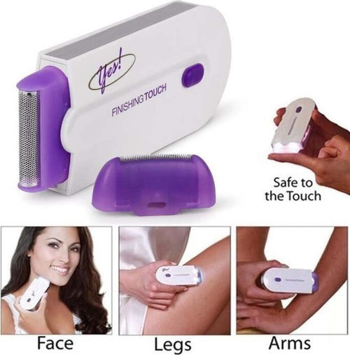 Depilatore-Epilatore-rasoio-peli-donna-YES-touch-elettrico-finishing-ricaricabil