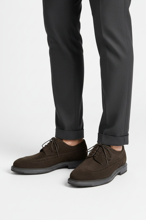 Scarpa Uomo Santoni - Derby Brogue Rondine