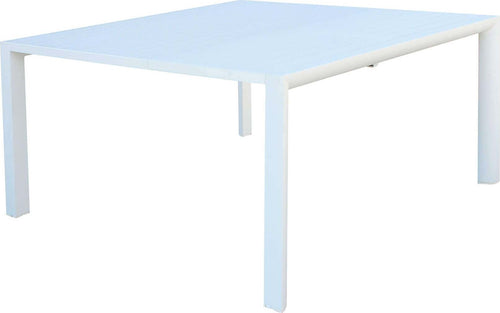 DEREK---tavolo-in-alluminio-150x100/150-Bianco-Milani-Home