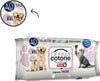 Dermacotone-SALVIETTINE-PETS-400-PEZZI-TALCO-per-cani,-gatti,-animali-da-compagnia,-casa-pulita,-igiene-animali,-pet-friendly,-aroma-talco-con-aloea