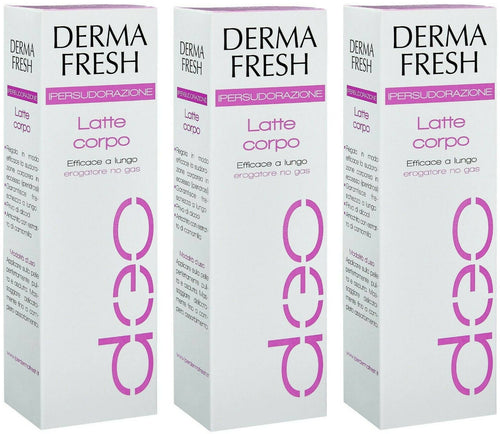 Dermafresh ipersud latte corpo(tre confezioni)