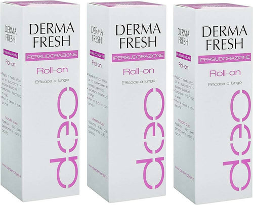 Dermafresh ipersud roll on deo (tre confezioni)