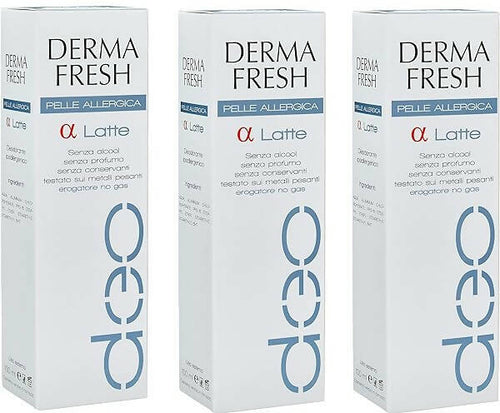 Dermafresh pelle allergica alfa latte corpo (tre confezioni)