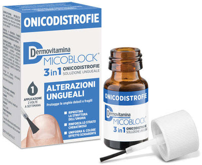 Dermovitamina micoblock 3 in 1 soluzione ungueale contro le onicodistrofie 7ml